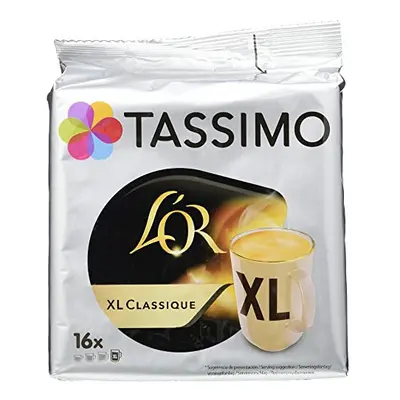 Tassimo L'OR Classique Coffee Pods x16 (Pack of 5, Total Drinks)