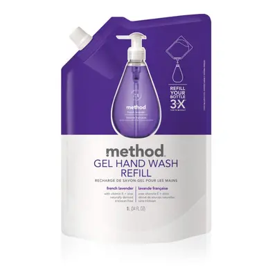 Method Gel Hand Soap Refill French Lavender Biodegradable Formula Fl Oz Pack of