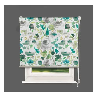 (60 cm Width x cm Drop, Spring) Lister Cartwright Floral Double Blackout Roller Blind Privacy Sh