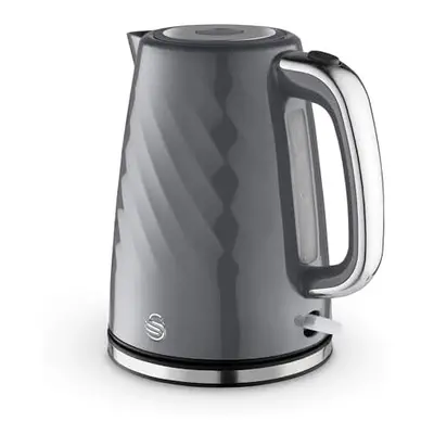 Swan SK14611GRY Windsor Rapid Boil Kettle with Removable Limescale Filter, Boil Dry Protection a