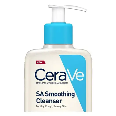 CeraVe SA Smoothing Face and Body Cleanser for Dry, Rough and Bumpy Skin 236ml with Salicylic Ac