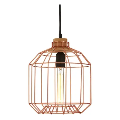 Premier Housewares Copper Metal Wire Pendant Light Modern Elegant Ceiling Light Chandelier x x