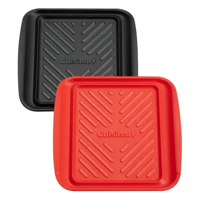 Cuisinart CPK180 Grilling Prep and Serve Trays Black and Red Small x