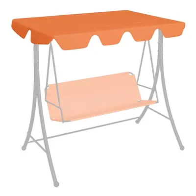 vidaXL Replacement Canopy for Garden Swing Orange g/mÂ² Garden Sunshade