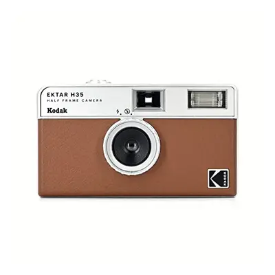 KODAK EKTAR H35 Half Frame Film Camera, 35mm, Reusable, Focus-Free, Lightweight, Easy-to-Use (Br