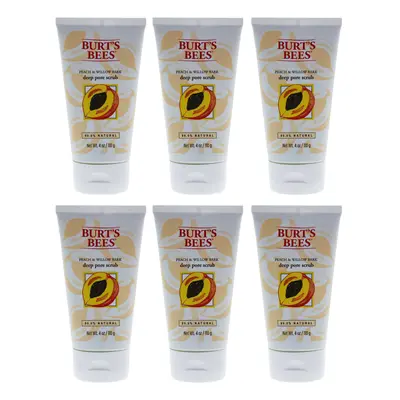 Burts Bees Peach and Willow Bark Deep Pore Scrub - Pack of For Women oz Scrub