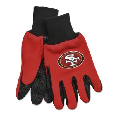 San Francisco 49ers Two Tone Adult Size Gloves