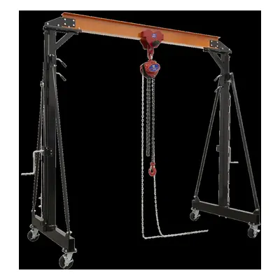 Portable Lifting Gantry Crane Adjustable Tonne & Hoist Combo