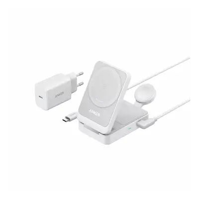 MAGGO 15W 3-IN-1 MAGNETIC STATION WHITE