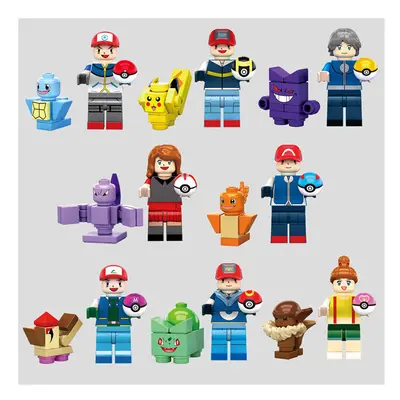 Pokemon Series pcs/set Puzzle Assembling Building Block Toys