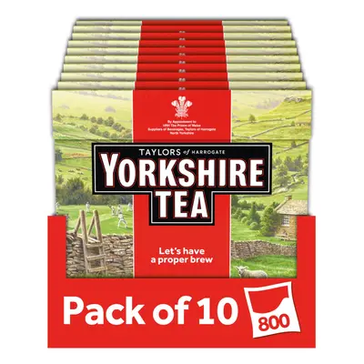 Yorkshire Tea, total Tea Bags (10 packs of Tea Bags)