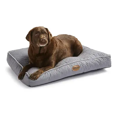 Silentnight Ultrabounce Pet Bed - Large Dog Bed Pillow - Grey Cat Bed with Machine Washable Cove