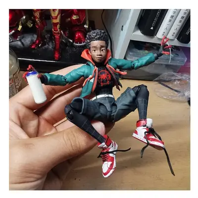 Cool Spider-Man: Across The Spider-Verse Miles Morales 13cm Action Figure In Box