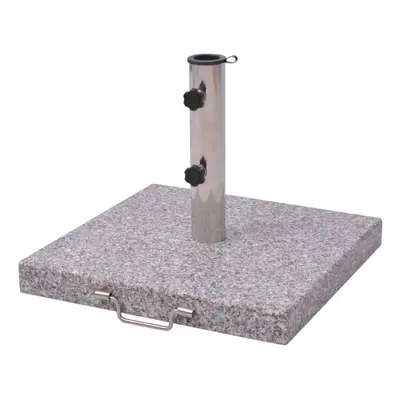 vidaXL Parasol Stand 45cm Granite Square Outdoor Umbrella Base Holder Support