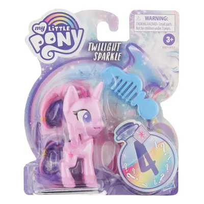 My Little Pony Twilight Sparkle Potion Pony Figure - 3-Inch Purple Pony Toy with Brushable Hair 