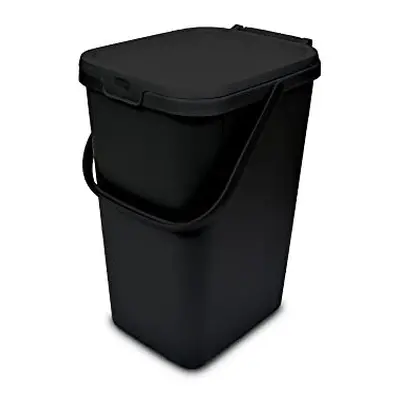 Addis Kitchen Recycling & General Storage bin litres Stackable Food Waste Organiser Caddy with C