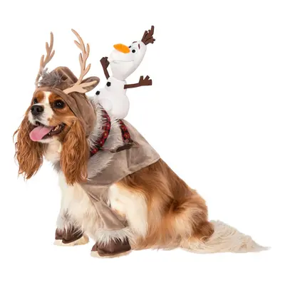 Rubie's Disney Frozen Pet Costume Sven with Olaf Rider X-Large