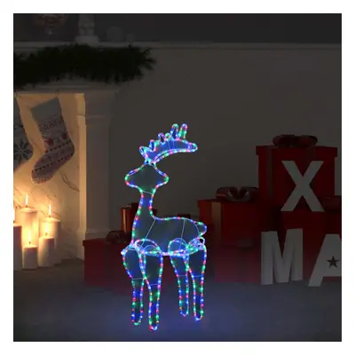 vidaXL Reindeer Christmas Decoration with Mesh LEDs Xmas Decoration Set