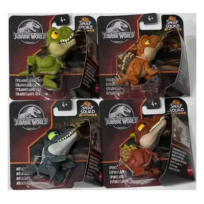 Jurassic World Snap Squad Attitudes Set of Figures (Tyrannosaur