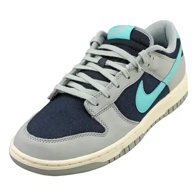 (8) Nike Dunk Low Retro Premium Mens Fashion Trainers in Grey Navy