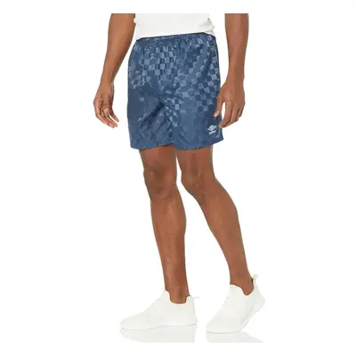 Umbro Men's Standard Checkerboard Short Blue Large