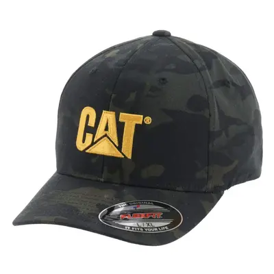 Caterpillar mens Trademark Flexfit Baseball Cap Night Camo Small-Med