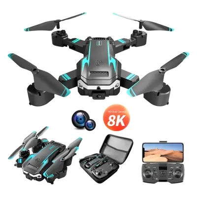 8K HD Drone Dual Camera WIFI FPV GPS Batteries Selfie RC Quadcopter