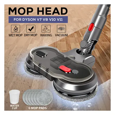 Electric Motorised Mop Head for Dyson V7 V8 V10 V11 V15 Vacuum Cleaners Pads