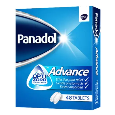 Panadol Advance Paracetamol 500mg Tablets For Fever And Pain Relief, 96's Tablets