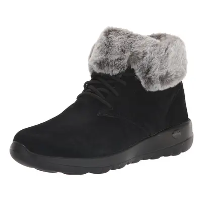 Skechers Womens ON-The-gO Joy-Plush Dreams Fashion Boot Blackgrey