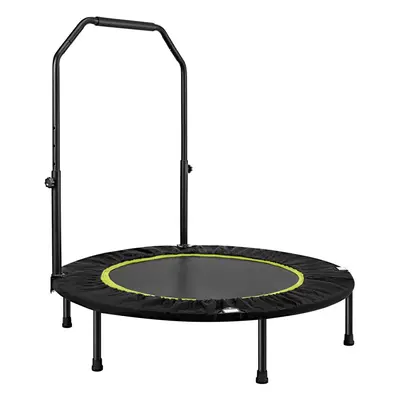 (Black&Yellow) Foldable Fitness Trampoline Rebounder Exercise