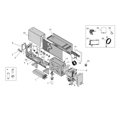 Certikin Harvia Steam Generator Adaptor 18Mm/G1/2â (SPSHZSTM050)