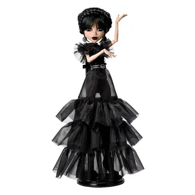 Monster High Wednesday Doll RaveN Wednesday Collectible in Black Gothic Gown Inspired by Dance S