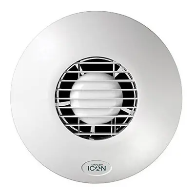 Airflow iCON Extractor Fan 230V 100mm Outlet, White, W