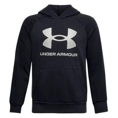 Under Armour Boys Rival Fleece Hoodie Black (001)/Onyx White Youth