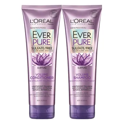 L'Oreal Paris EverPure Sulfate-Free Color Care System Volume Shampoo &