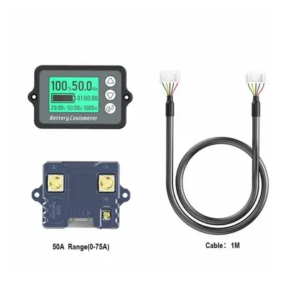 (50A) Coulomb Meter with Shell Electric Vehicle Battery Indicator Lithium iron Phosphate Capacit