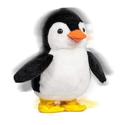 Tobar Dancing Penguin Soft Toy White and Black