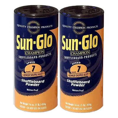 Twin Pack of Sun-Glo #7 Speed Shuffleboard Powder Wax