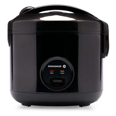 (Ceramic, Black) Rice Cooker and Rice Steamer with Keep Warm Function, Black (1.2L - 6.5 cups) -