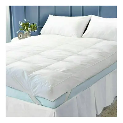 4FT (Small Double) Microfiber Mattress Topper 4" Inch Deep 10cm