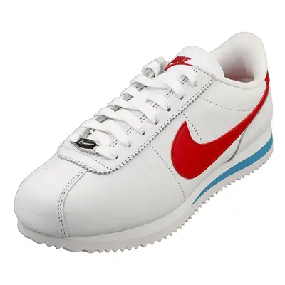 (10) Nike Cortez Mens Fashion Trainers in White Red