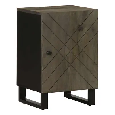 vidaXL Bathroom Cabinet Black 38x33x58 cm Solid Wood Mango