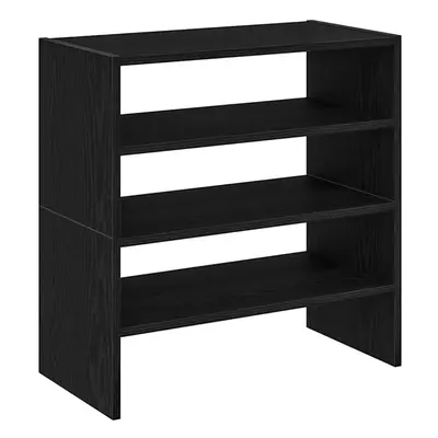 (black, pcs) vidaXL Shoe Racks Stackable Shoe Cabinet Shoe Storage Shelf Hallway Cupboard