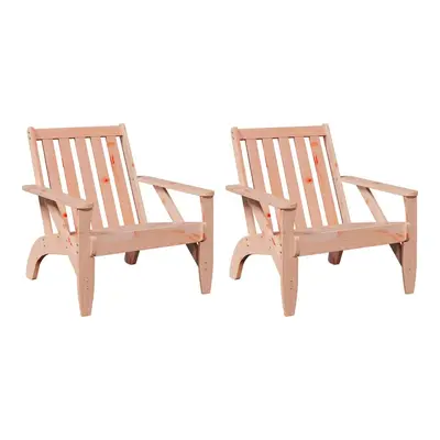 (natural douglas, pcs) vidaXL Garden Adirondack Chairs Outdoor Chair Picnic Chair Solid Wood Pin