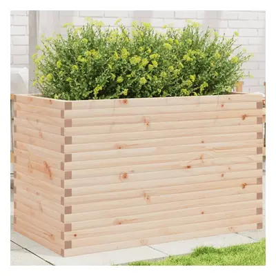 vidaXL Garden Planter Outdoor Flower Pot Patio Planter Pot Solid Wood Pine