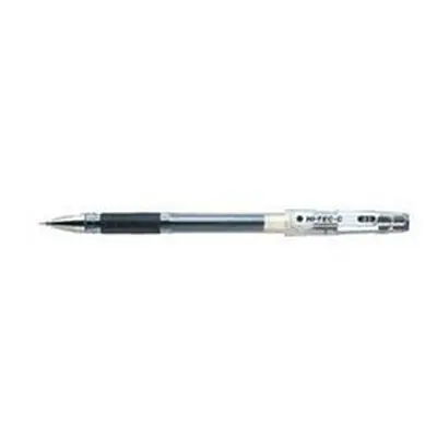 Pilot Hi-tec-c Gel Rolling Ball Pens Ultra Fine Point rubber Grip Type -0.3mm-black Ink-value Se