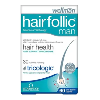 Vitabiotics Hairfollic Man Tablets 60's Includes Amino Acids