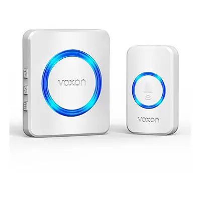 Wireless Doorbell VOXON Waterproof Door Bell Wireless Loud Chime Kit Plug in Cordless Doorbells 