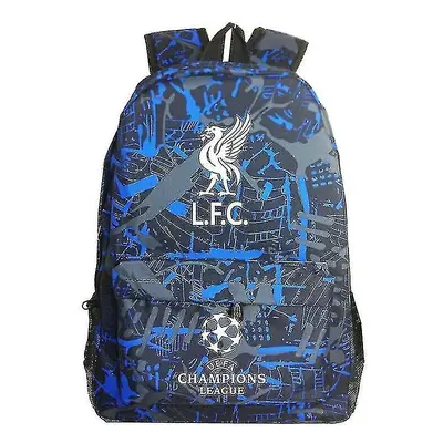 Graffiti Liverpool Uefa Champions League Shoulder Bag Fan Backpack Student Schoolbag Storage Bag